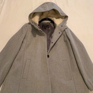 J.Crew italian wool coat, grey (size 4)